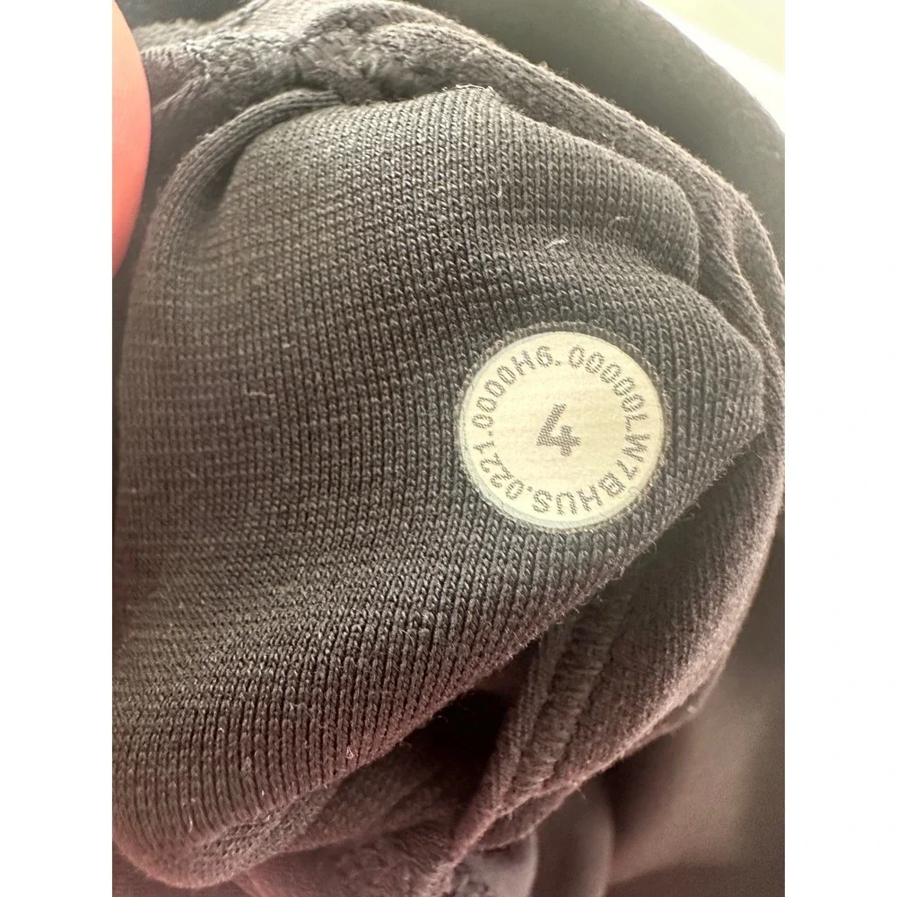 Lululemon High Rise Black Biker Shorts Women's Size 4 Athletic - Picture 3 of 3